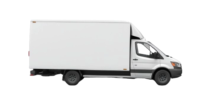 white cargo van